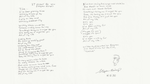It Might Be You: Handwritten Lyrics (Limited Edition Print)