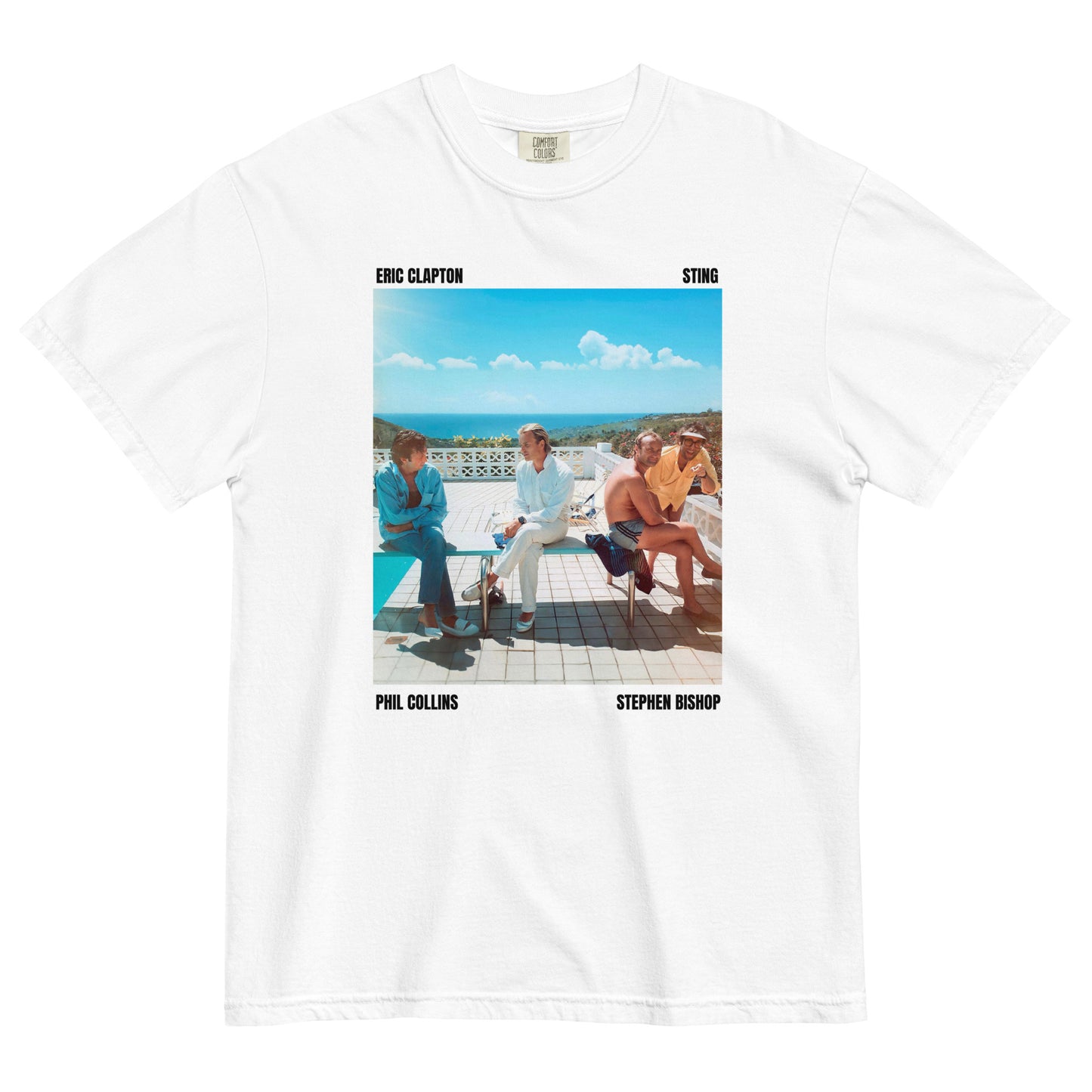 Bish, Clapton, Collins and Sting T-Shirt #2